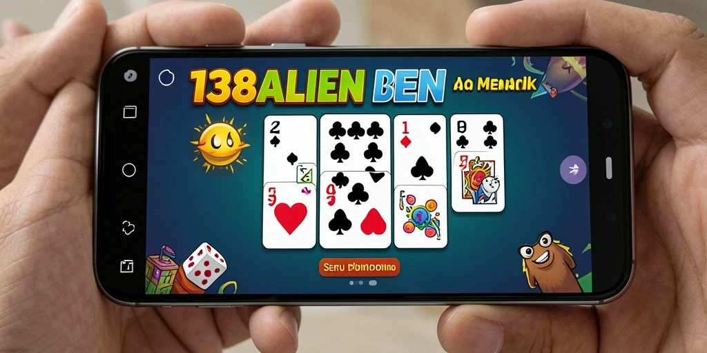 Screenshot permainan <strong>138ALIEN</strong> menunjukkan serunya bermain Domino.