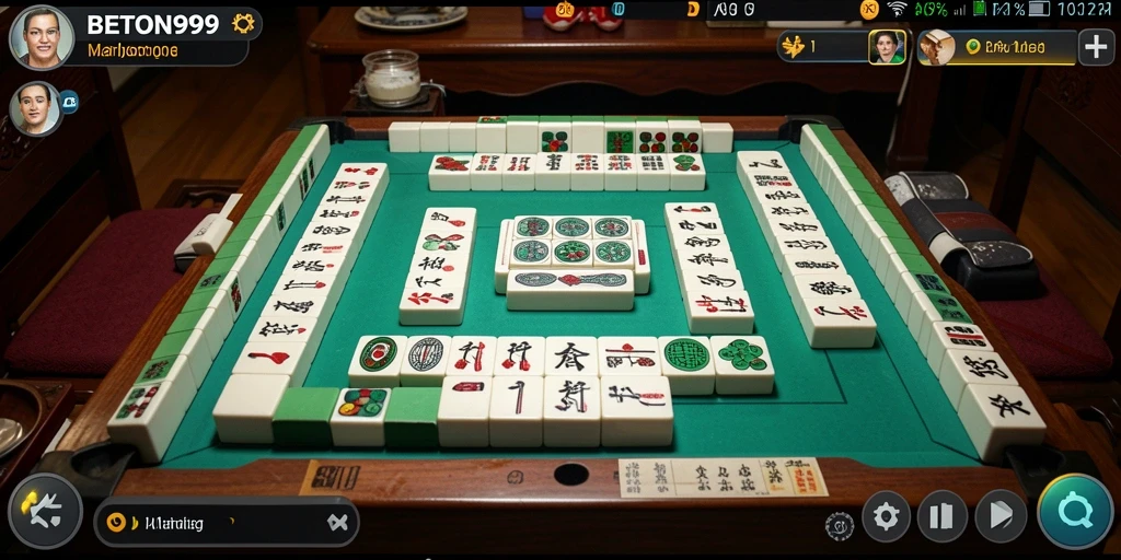 Tampilan gameplay BETON999 yang seru dan interaktif dalam permainan Mahjong.
