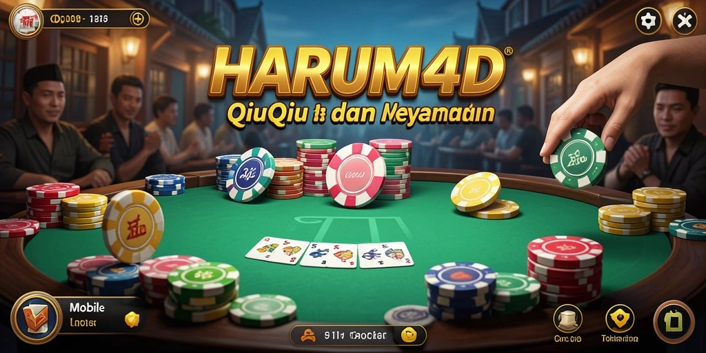 Gameplay seru QiuQiu di HARUM4D yang menantang.