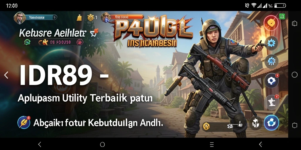 Tampilan antarmuka IDR89 yang intuitif dan mudah digunakan.