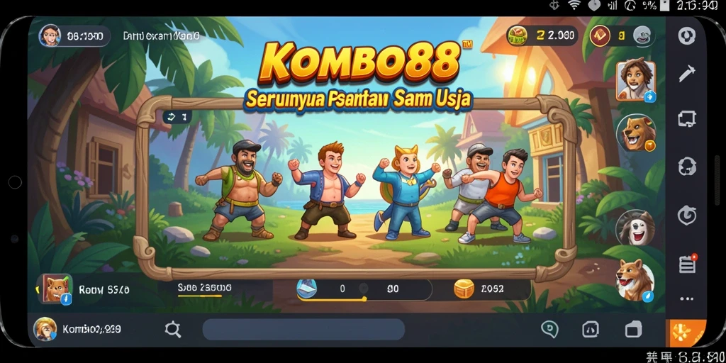 Tampilan gameplay yang seru dan interaktif dari KOMBO88.