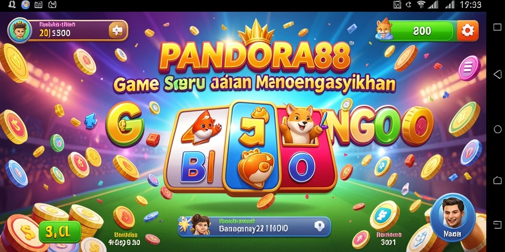Tampilan gameplay seru dari PANDORA88 yang membuat Bingo semakin menarik.
