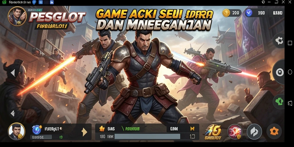 Tampilan gameplay PESGSLOT yang penuh aksi dan seru.