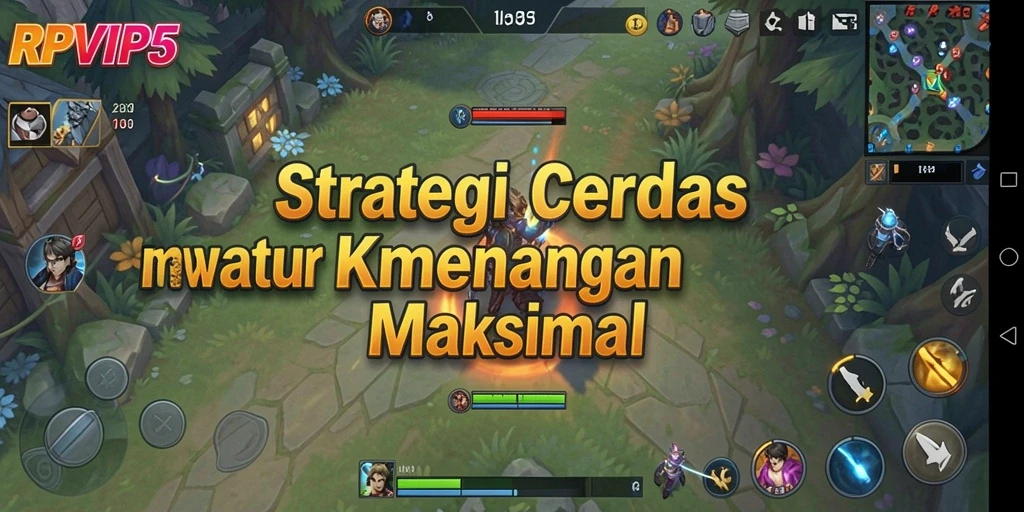 Tampilan gameplay RPVIP5 yang intens dan strategis.