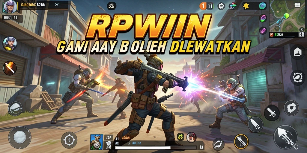 Screenshot menampilkan aksi mendebarkan dalam gameplay RPWIN.