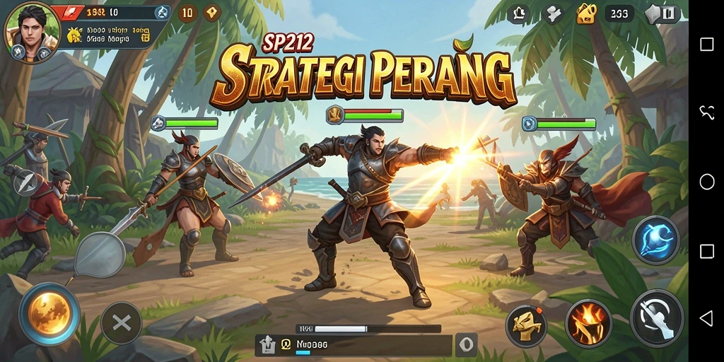 Tampilan menarik dari gameplay SLG SP212 yang seru.