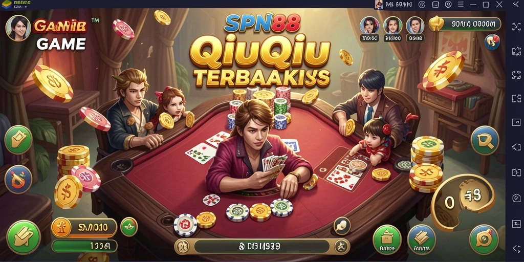 Screenshot utama dari gameplay seru QiuQiu di SPN88.