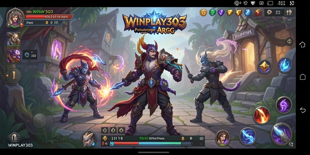 Menampilkan pertarungan epik dalam dunia WINPLAY303 yang penuh aksi.