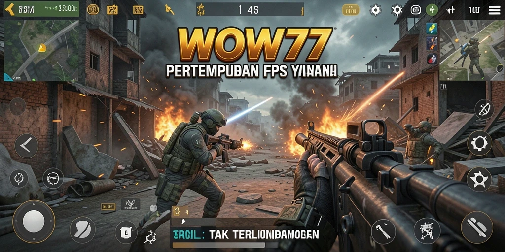 Tampilan gameplay WOW77 yang penuh aksi dan menegangkan.