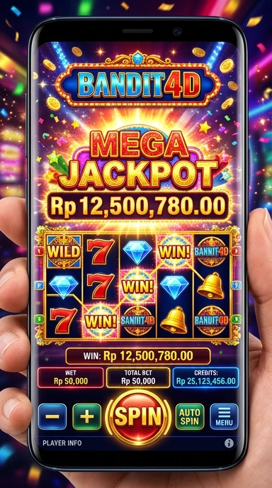 Proses unduh yang cepat dan mudah di aplikasi bandit4d.